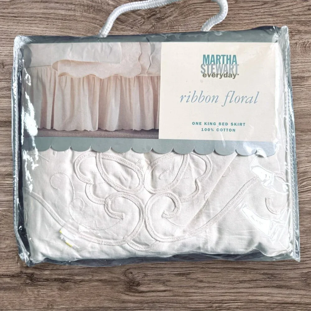 Vintage 90s Martha Stewart Everyday Ribbon Floral 14